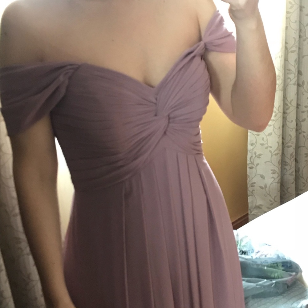Azazie Kailynn Bridesmaid Dress - Vintage Mauve - Picture 3 of 13